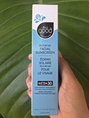 All Good Mineral Facial Sunscreen SPF 30 1.7 fl.oz